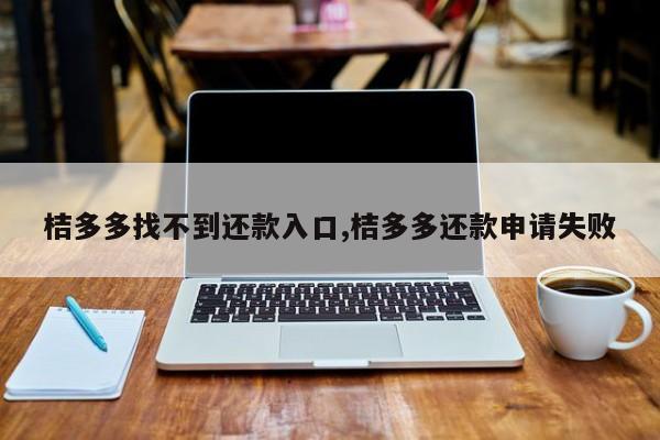 桔多多找不到还款入口,桔多多还款申请失败